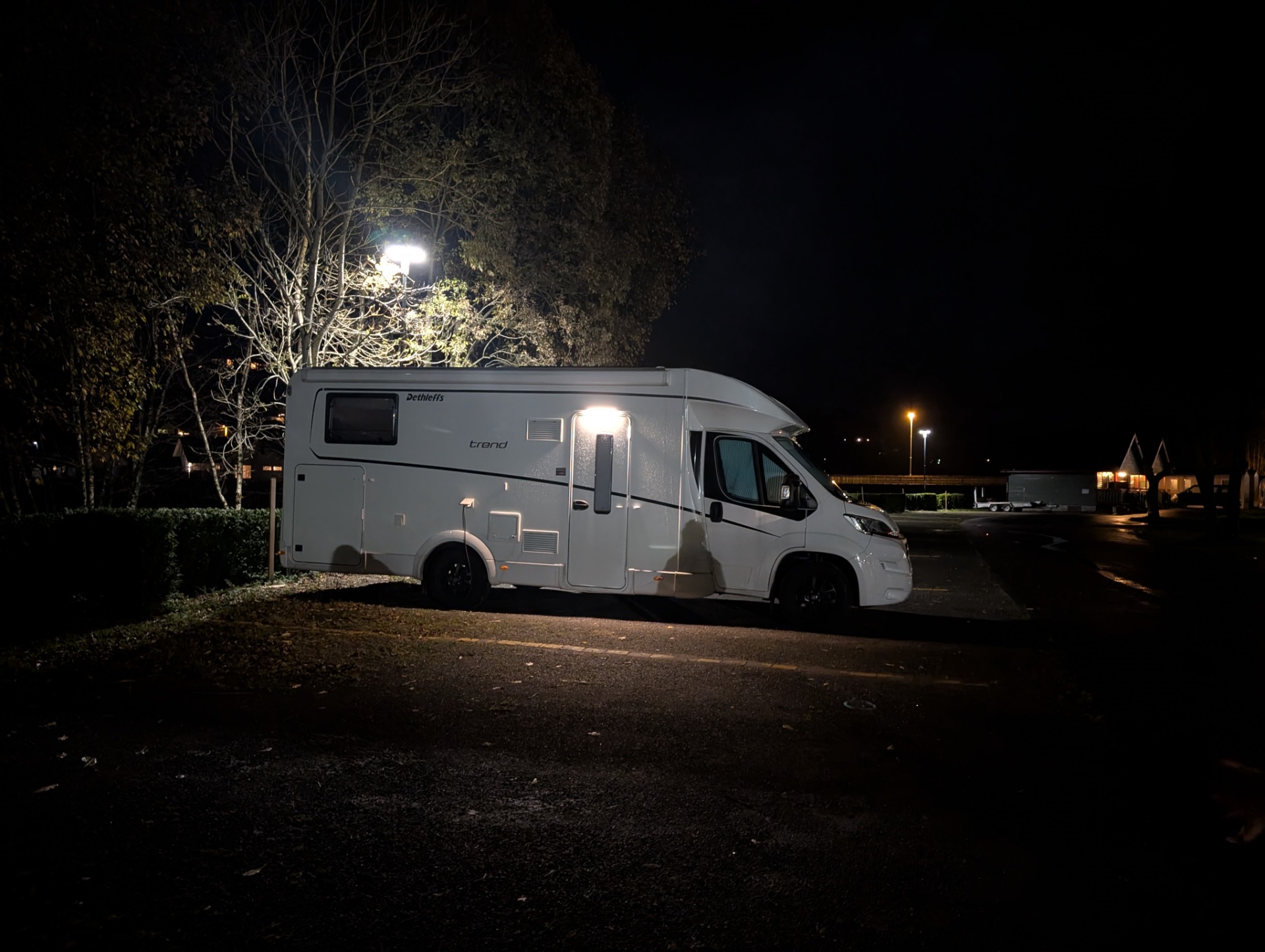 Lite å se i Egersund da vi parkerte 